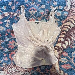 Buckle Shimmering Cream Camisole